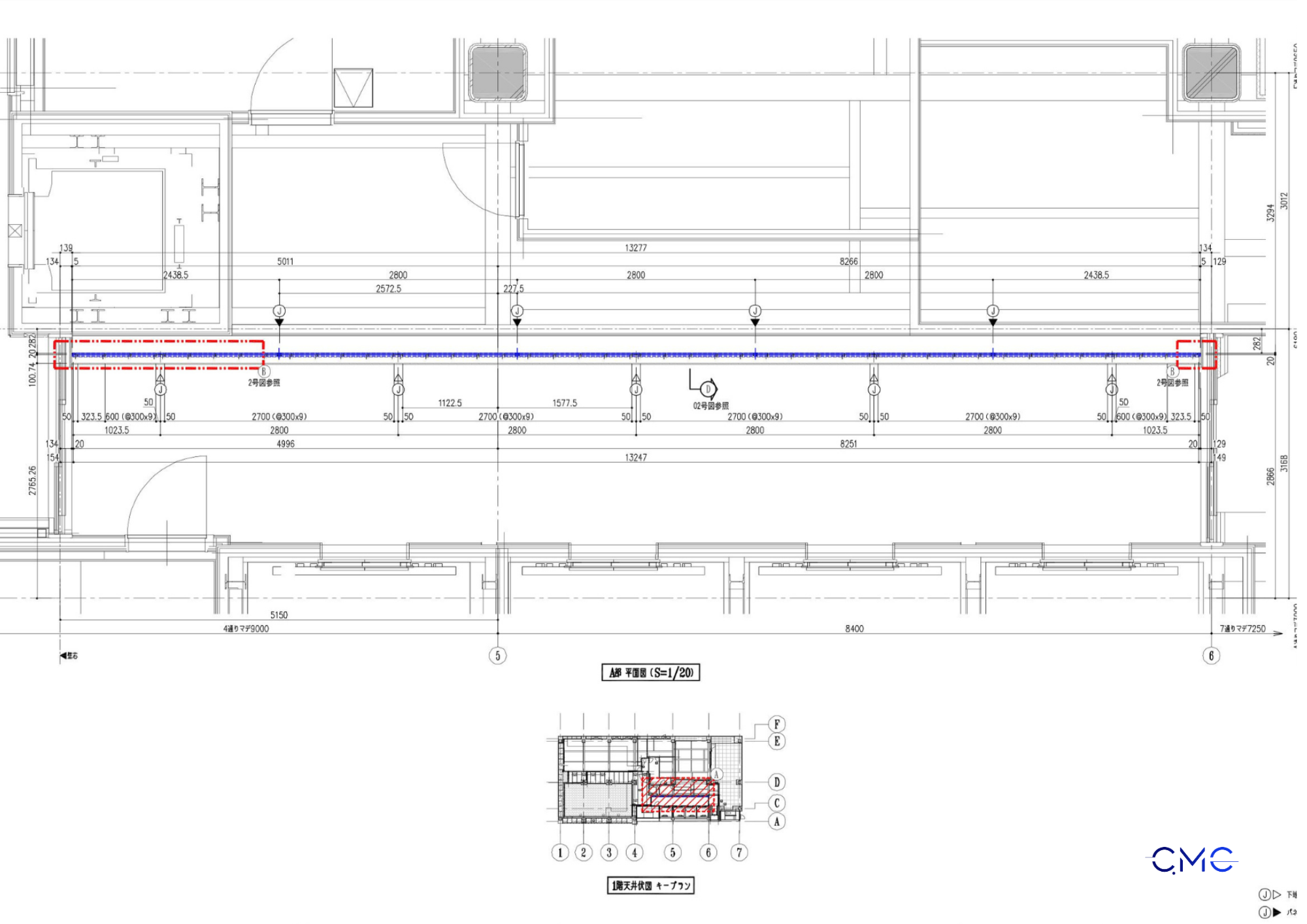 Fabrication and Installation Drawings for Indirect Lighting Cover Panels in a First-Floor Office Lobby