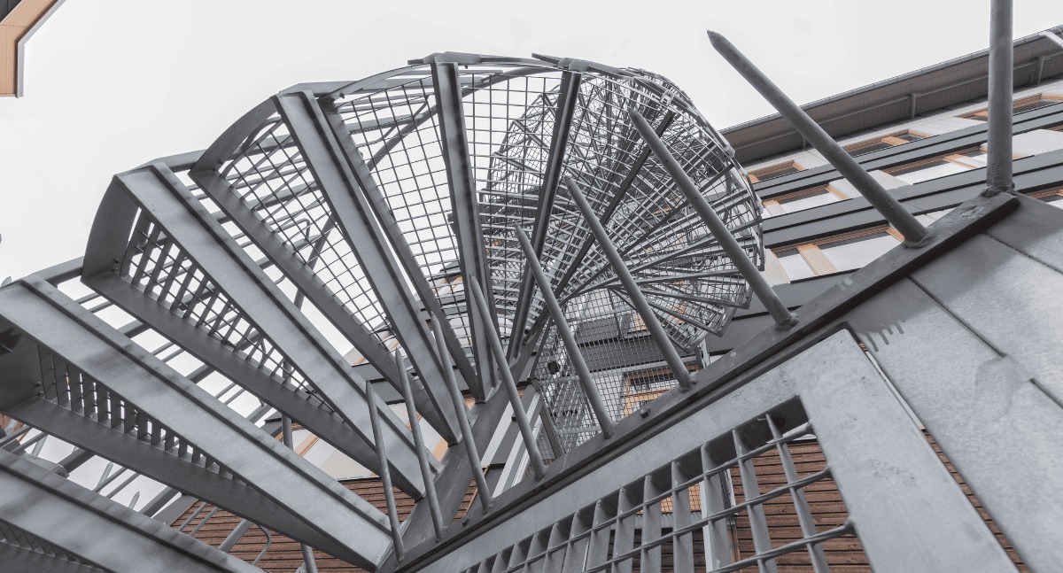 Spiral steel staircase CMC Architects Vietnam