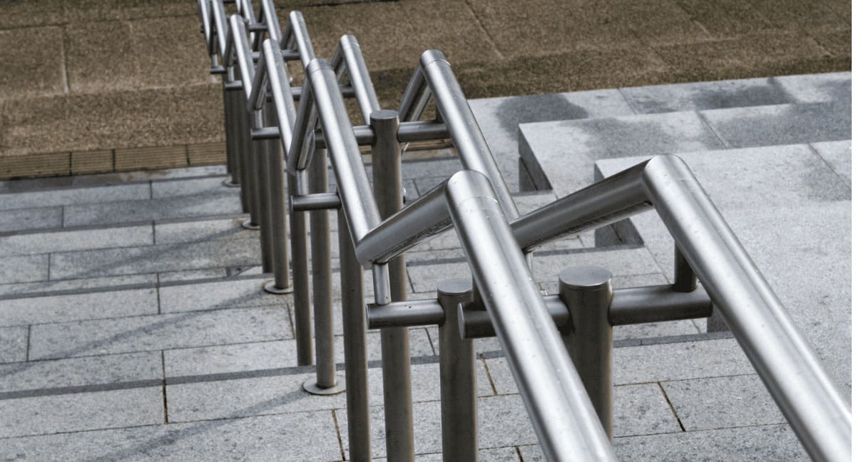 Standards applied in calculating railings - handrails