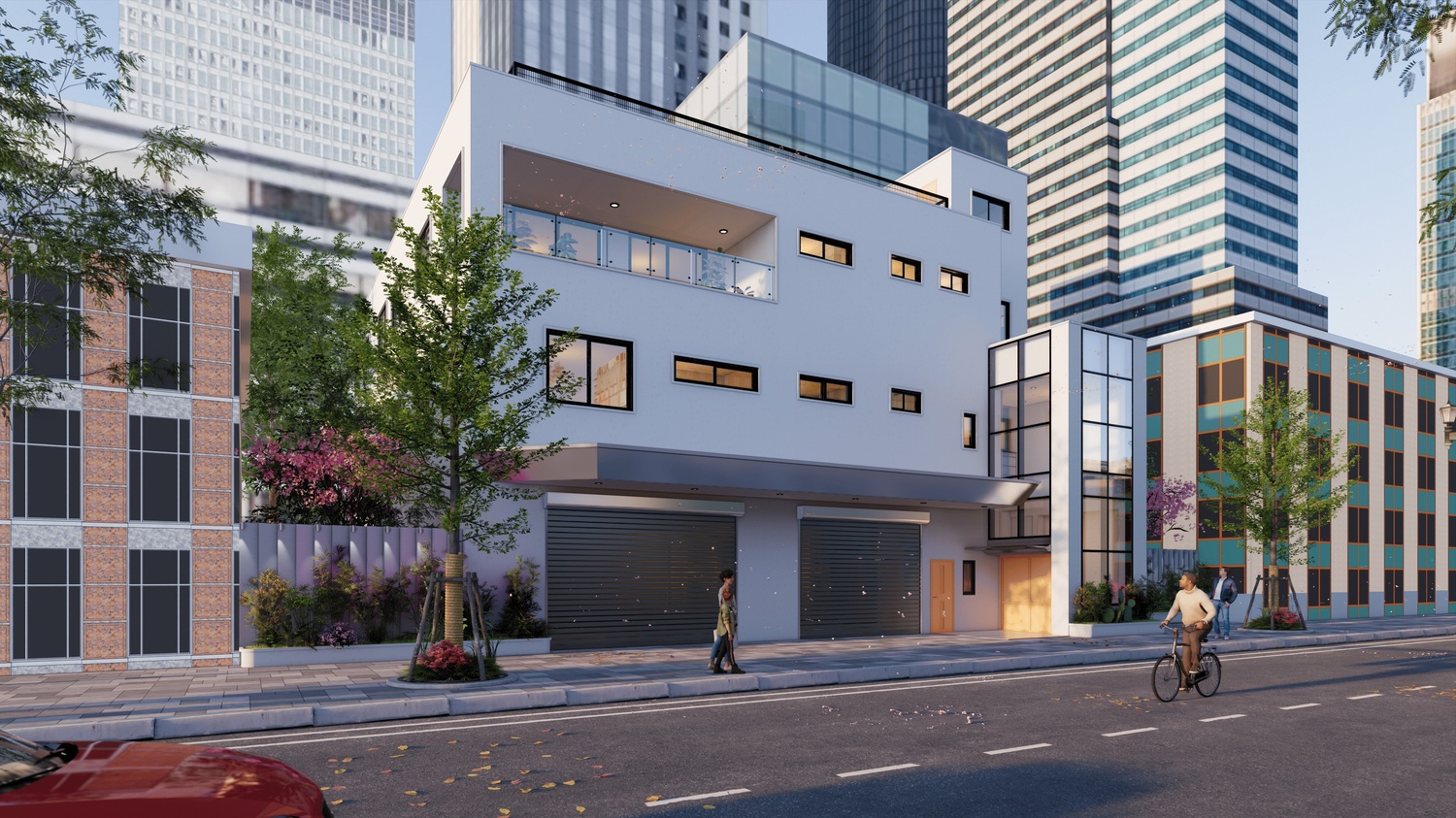 How did CMC Architects Vietnam approach the office building project
