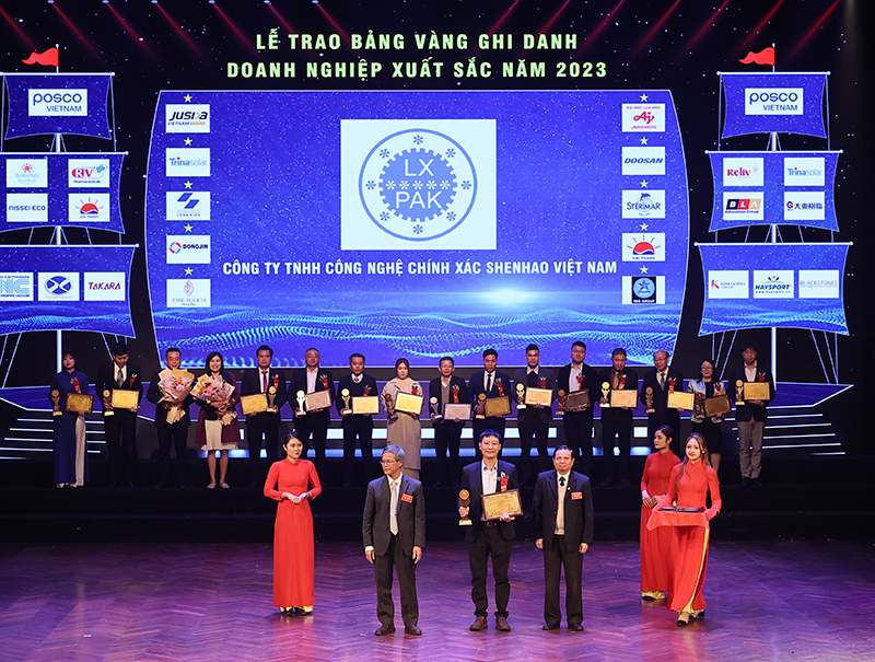 Shenhao Việt Nam ghi danh tại top 20 doanh nghiệp FDI xuất sắc năm 2023