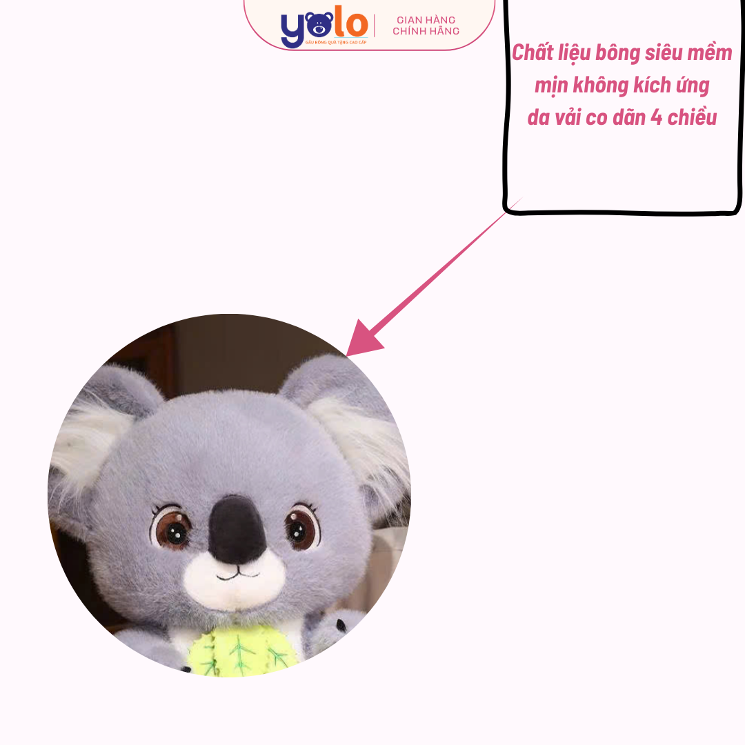 Gấu Bông Koala Siêu Đáng Yêu Cute Mềm Mại Làm Quà tặng bạn bè ny
