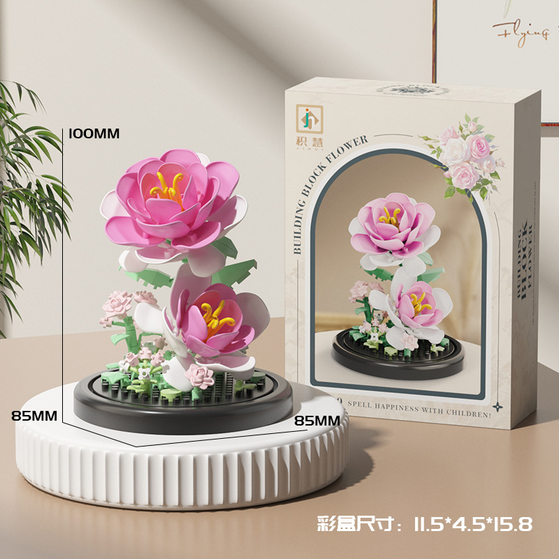 Mô hình lắp ráp lego hoa hướng dương, hoa Cẩm chướng, hoa hồng . Đồ chơi lắp ráp. quà tặng hoa lego tự lắp ráp