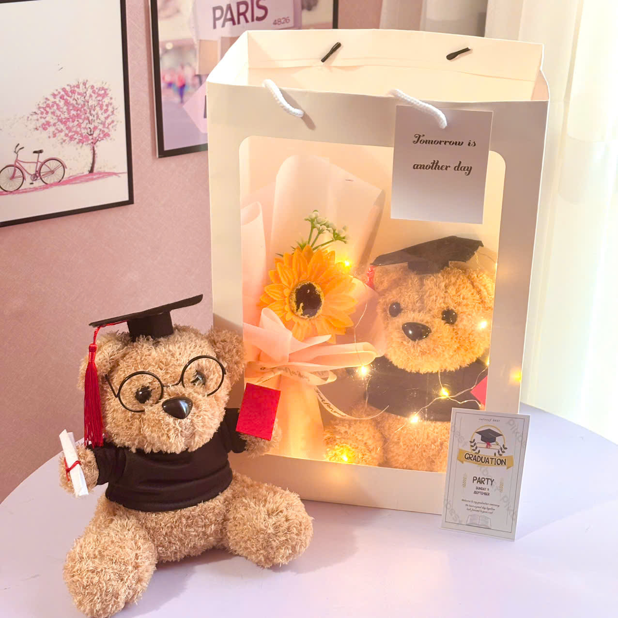Gấu bông quà tặng tốt nghiệp . quà tặng tốt nghiệp gấu bông teddy. graduation gấu quà tặng st1