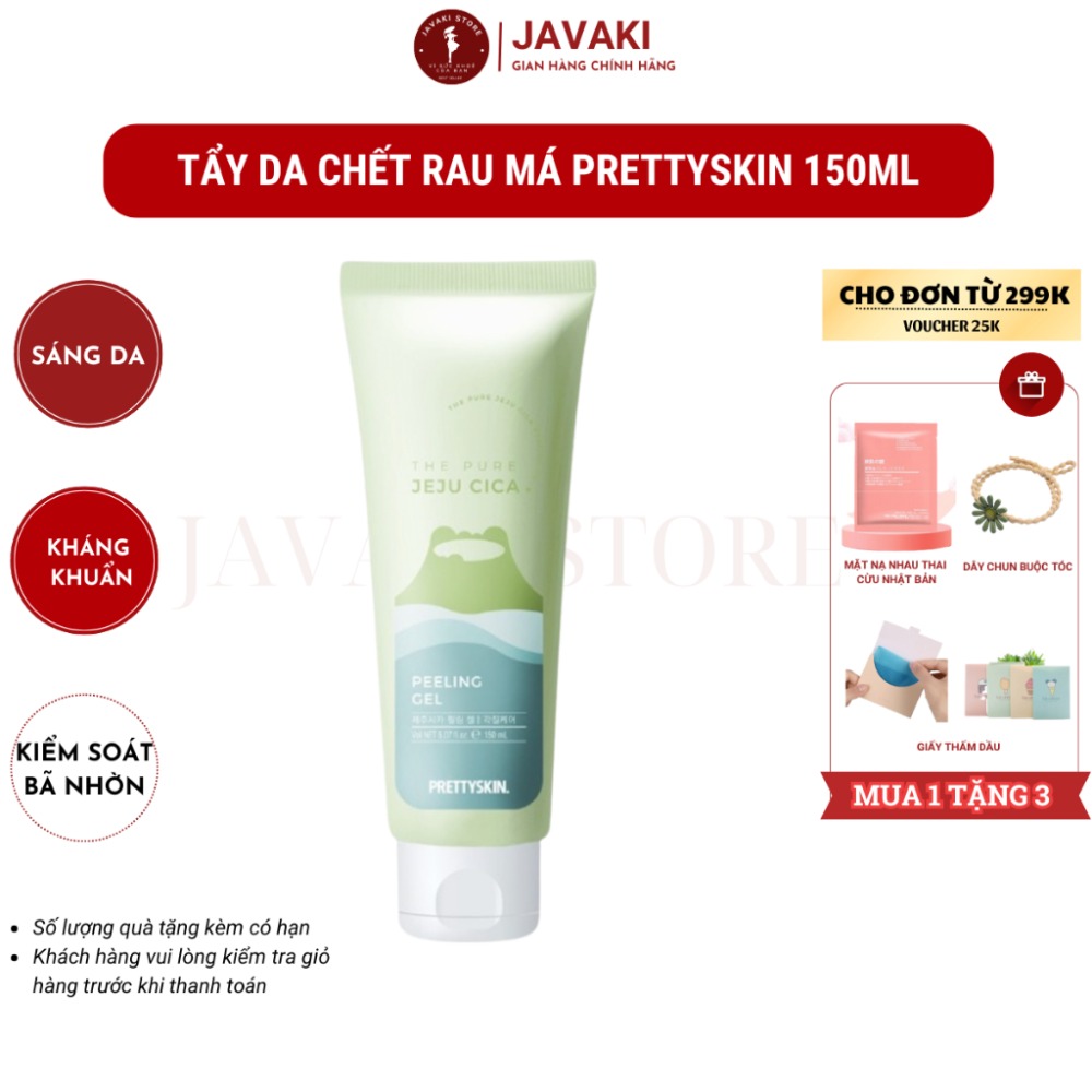 Tẩy Da Chết Rau Má Prettyskin - Làm Sạch Da Nhẹ Nhàng Từ Thiên Nhiên