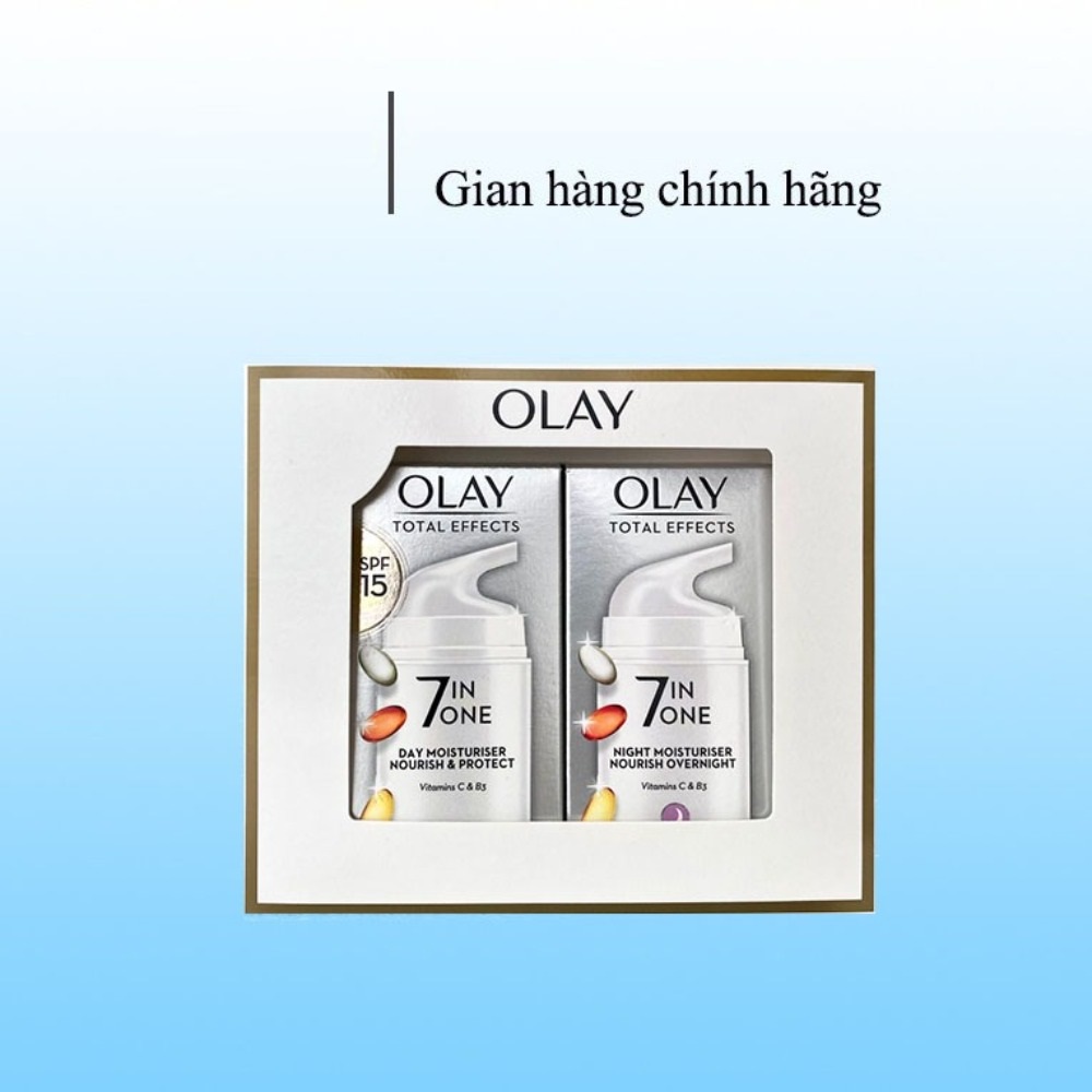 Kem Dưỡng Ẩm Chống Lão Hóa Olay Total Effects 7 in 1 Vitamin C & B3 - 37 ml