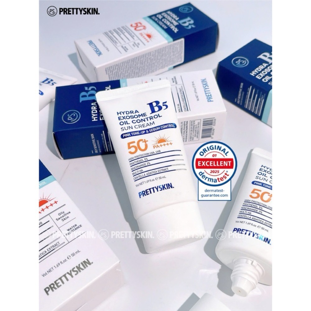 Kem chống nắng phục hồi Hydra B5 Exosome Prettyskin - 50ml