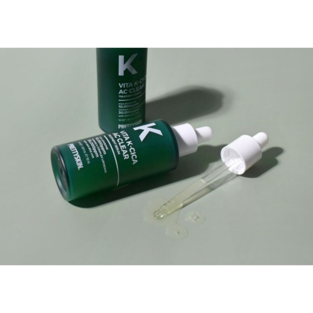 Serum hỗ trợ ngừa mụn phục hồi căng bóng Vita K Cica Pretty Skin