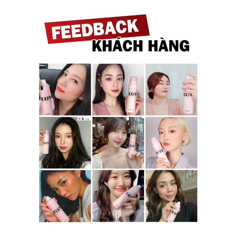 Xịt Khóa Makeup Toàn Diện So Natural Phân Loại Theo Từng Loại Da All Day Tight - Real Matte - Water Glow 75ML