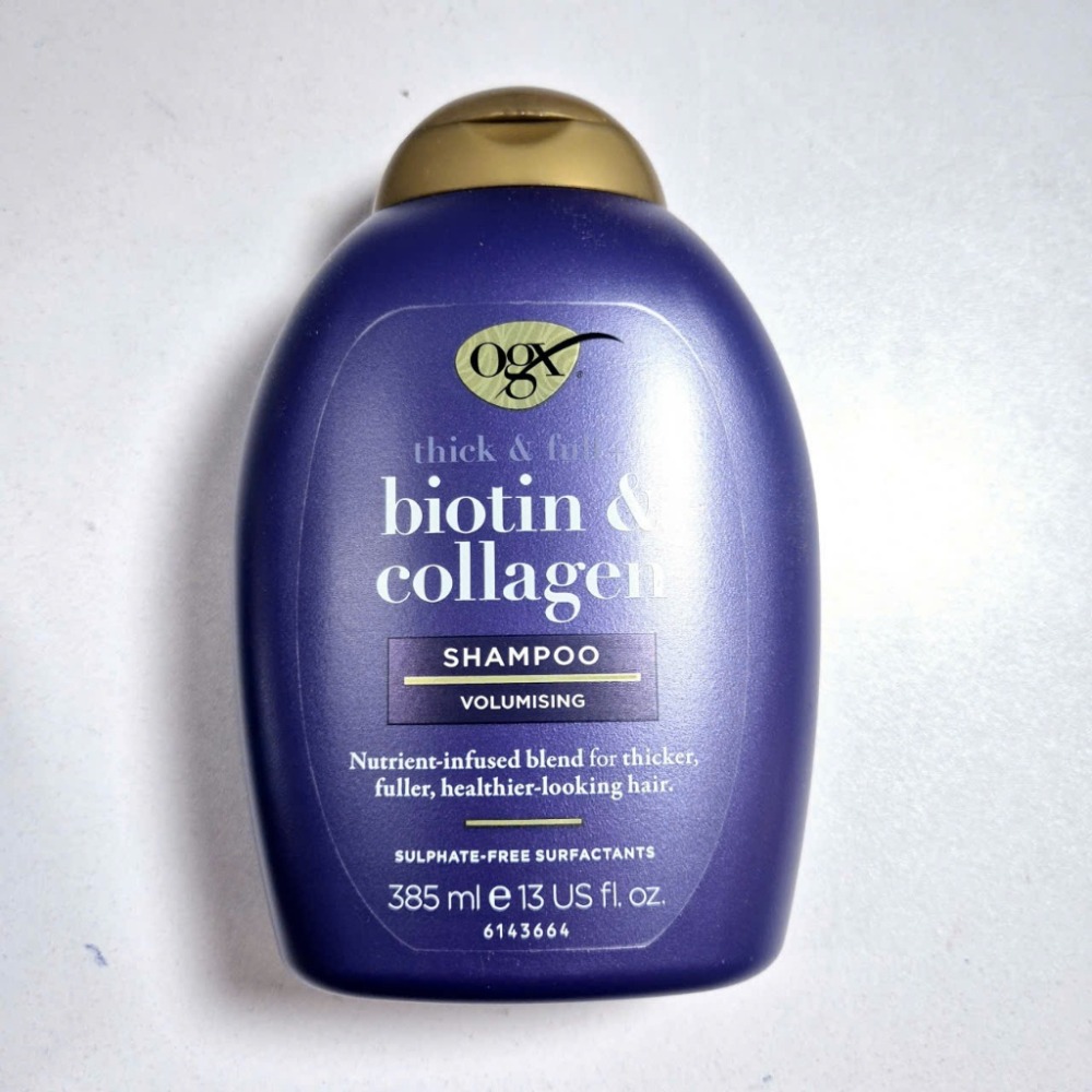 Cặp dầu gội xả phục hồi, dưỡng ẩm, chống rụng kích mọc tóc OGX Biotin 385ml