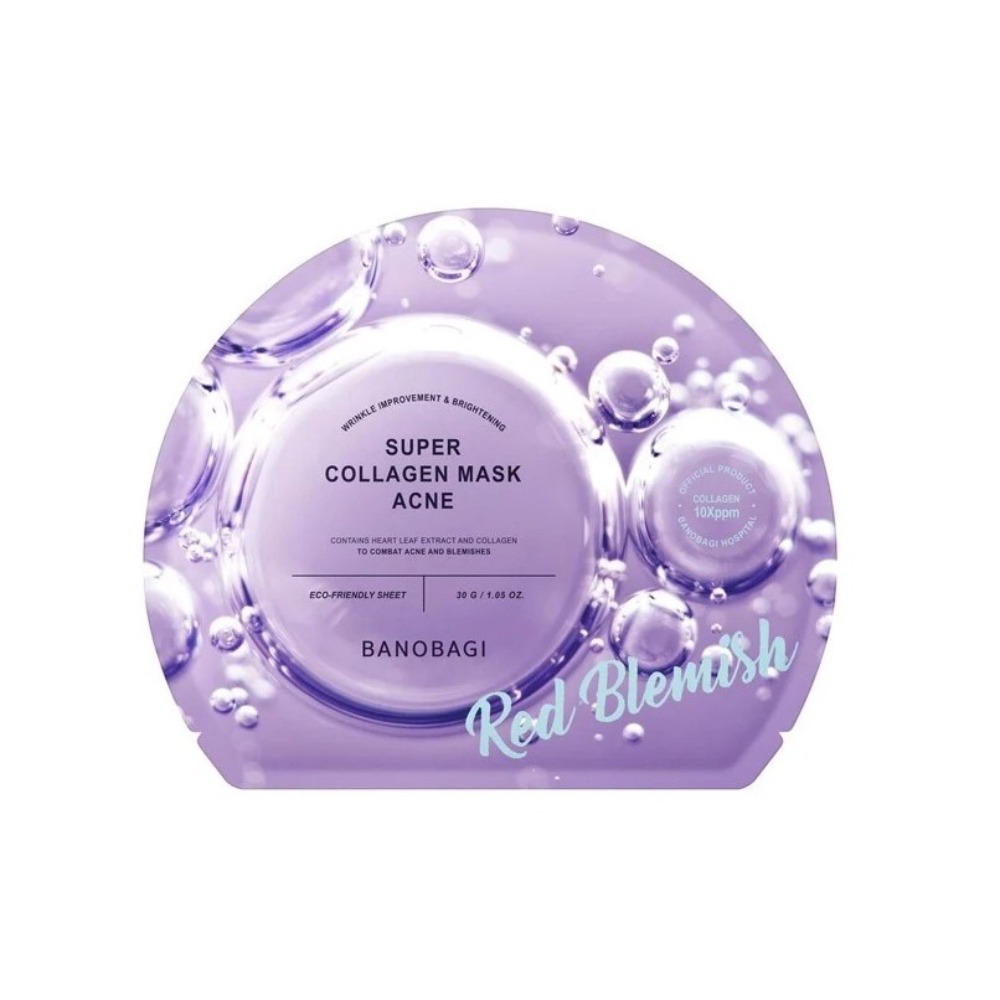 Mặt Nạ Miếng Ngừa Lão Hóa, Bổ Sung Collagen, Dưỡng Trắng & Cấp Ẩm Banobagi Vitamin, Super Collagen Mask 30ml