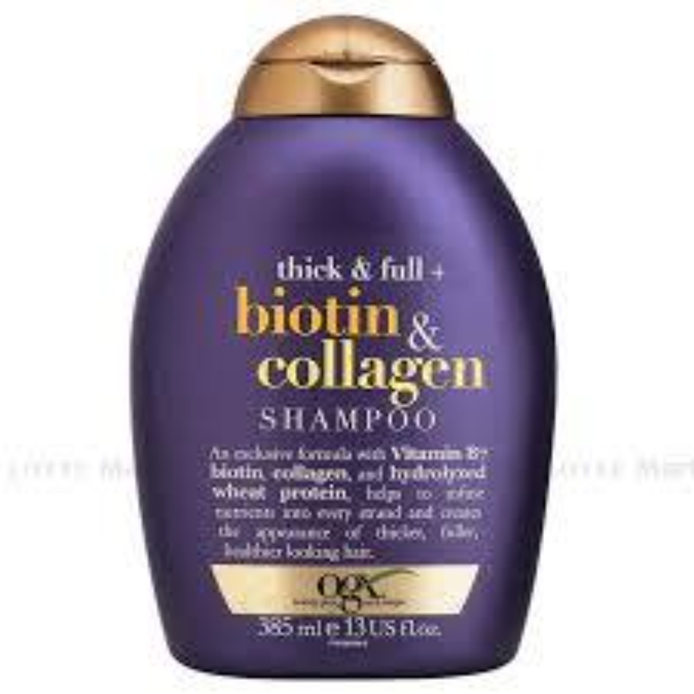 Cặp dầu gội xả phục hồi, dưỡng ẩm, chống rụng kích mọc tóc OGX Biotin 385ml