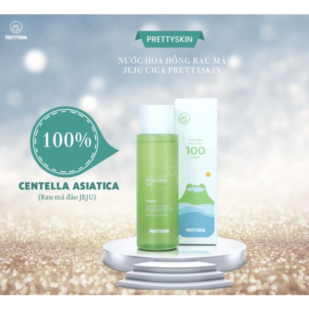 Nước hoa hồng rau má Prettyskin 250ml