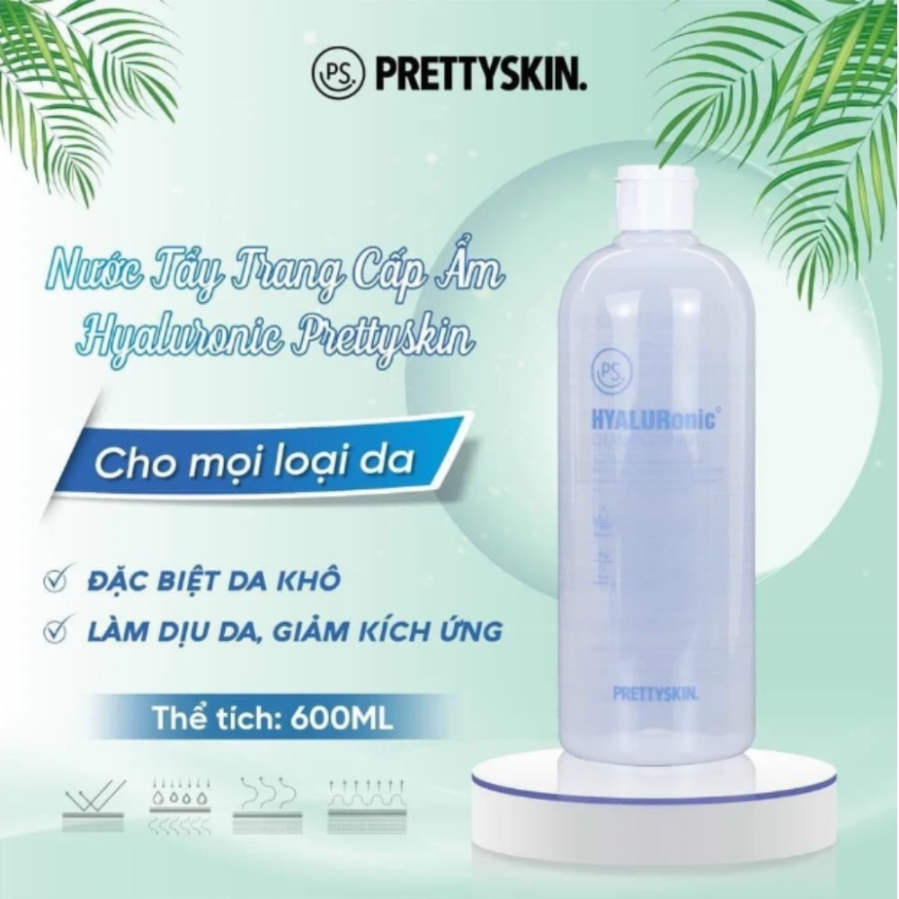 Nước Tẩy Trang Cho Mọi Làn Da Pretty Skin Cleansing Water, nước tẩy trang cho da khô, da dầu, da mụn, da nhạy cảm