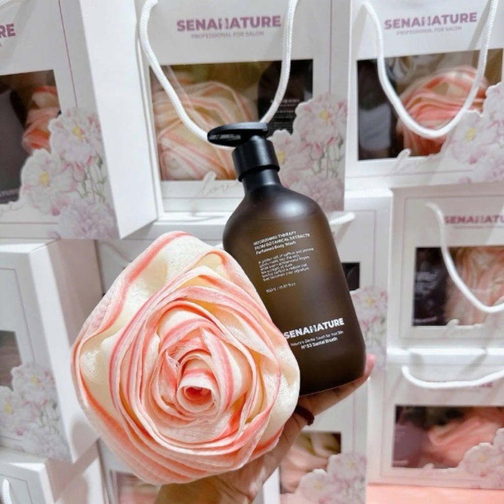 Sữa tắm senanature trắng da, dưỡng ẩm làm sạch sâu body wash nước hoa 500ml