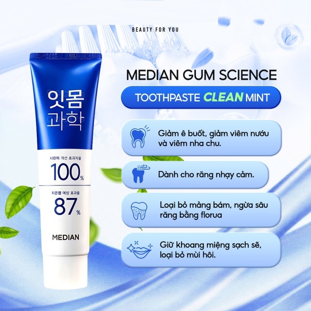 Kem đánh răng Median 93% 120g chính hãng