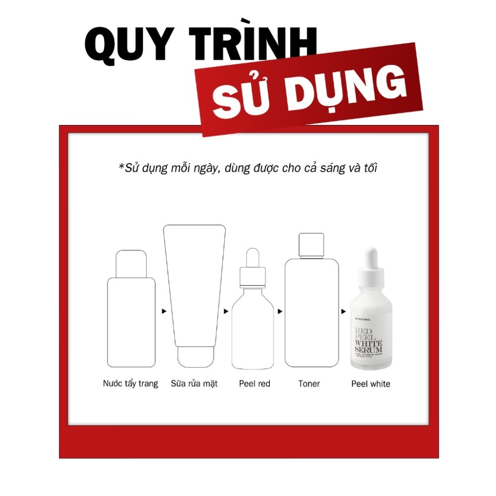 Serum Tinh Chất Peel White So Natural 11ML-35ML- Dưỡng Trắng, Cải thiện Tàn Nhang & Cấp Ẩm Sâu Chỉ Sau 1 Đêm