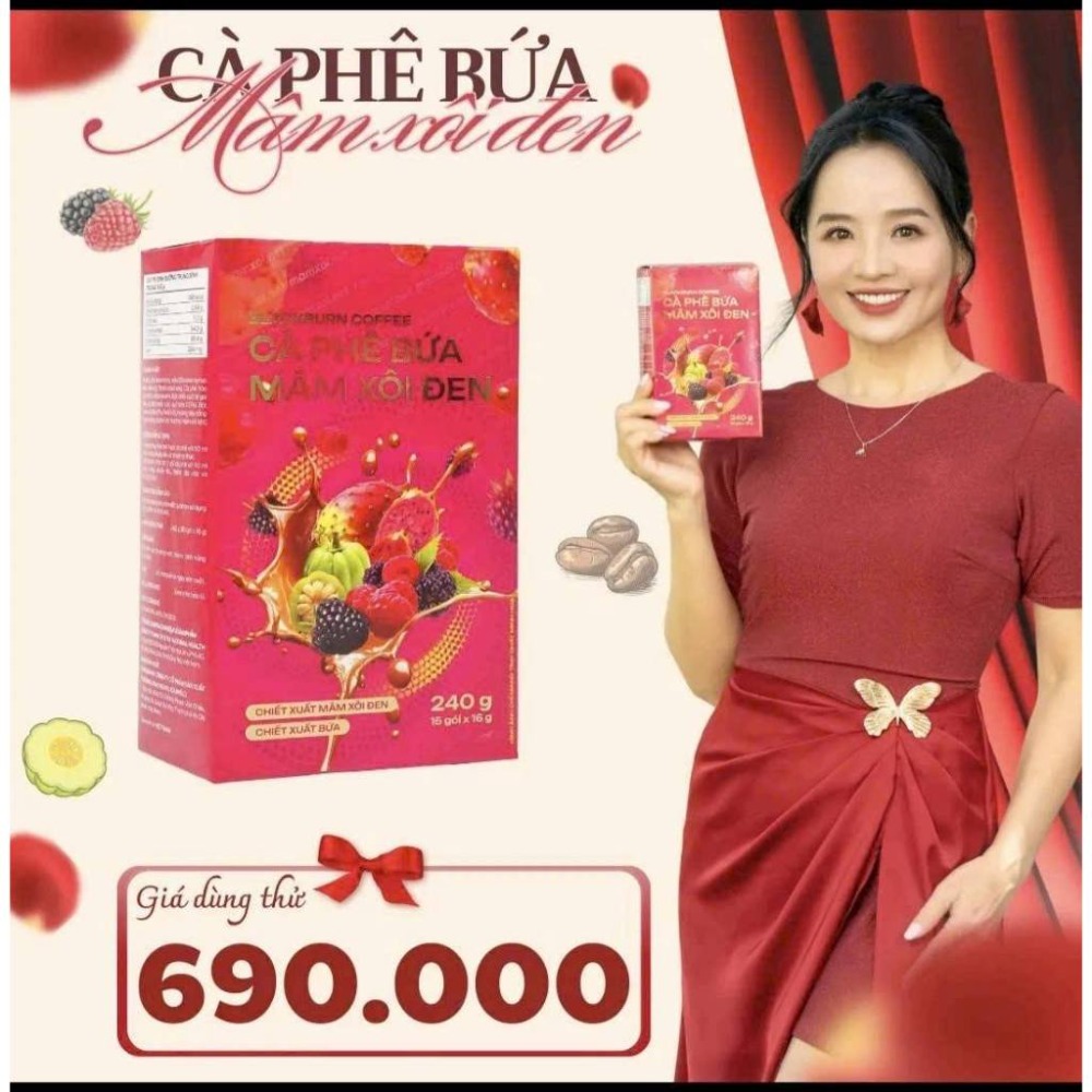 Cà Phê Bứa Mâm Xôi Đen Cà Phê Lê Gâi Mâm Xôi Đỏ Hộp 15 Gói Cafe mâm xôi mới
