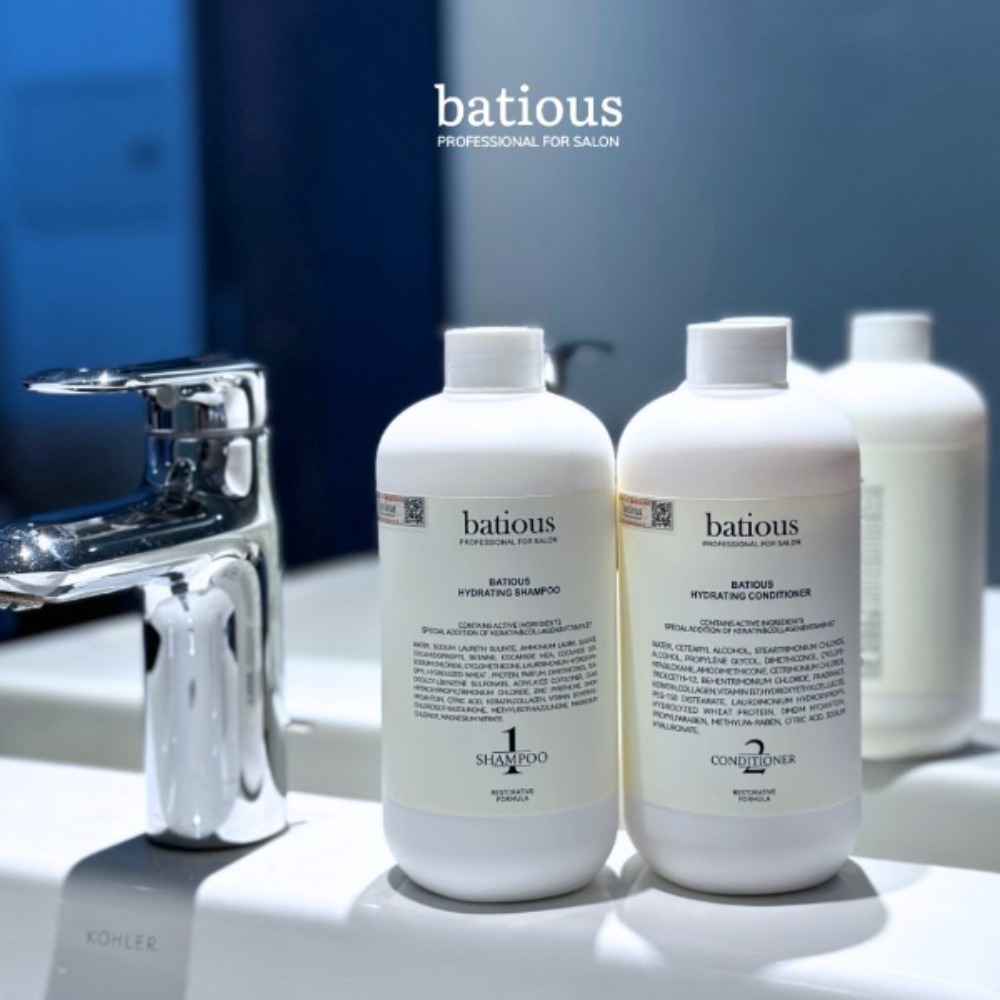 Dầu Gội Dầu Xả BATIOUS Phục Hồi Tóc Hư Tổn, Dưỡng Ẩm Và Kiềm Dầu Giúp Phồng Chân Tóc