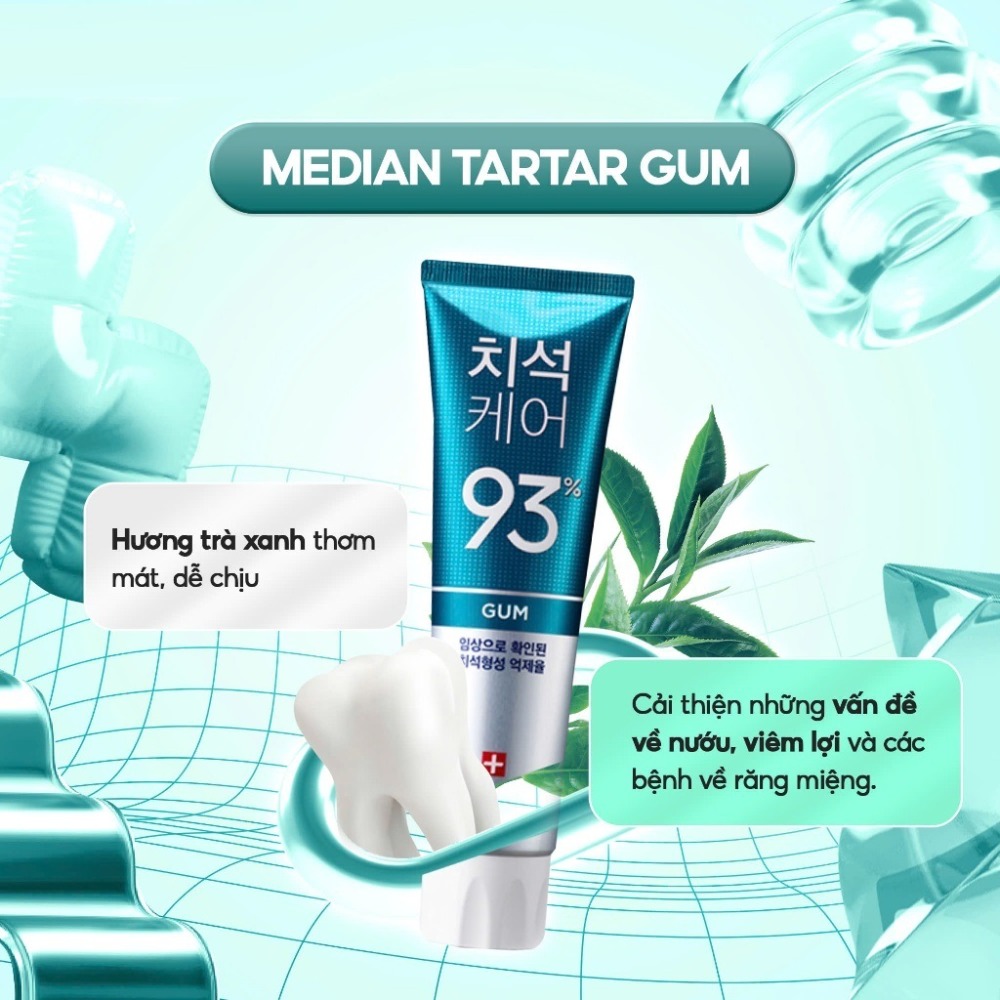 Kem đánh răng Median 93% 120g chính hãng