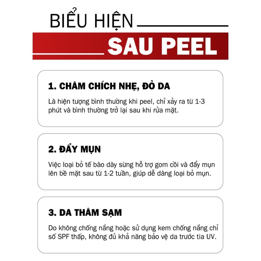 Serum Tinh Chất Red Peel So Natural - Peel Da Lành Tính, Đào Thải Tế Bào Chết & Làm Sáng 11ML-35ML