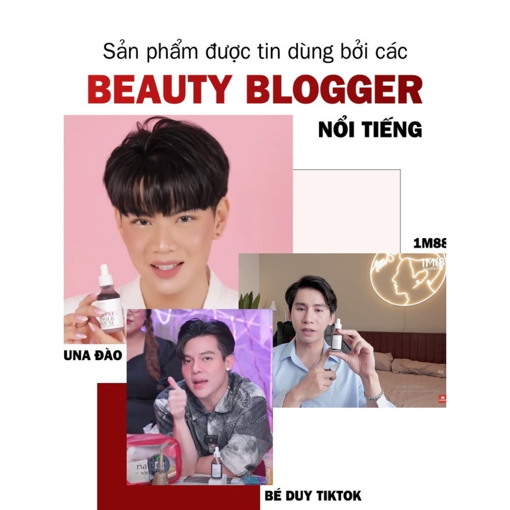 Serum Tinh Chất Red Peel So Natural - Peel Da Lành Tính, Đào Thải Tế Bào Chết & Làm Sáng 11ML-35ML