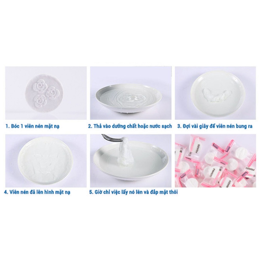 Mặt Nạ Giấy Nén Miniso Nhật Bản tiện lợi cho mọi việc chăm sóc da của bạn
