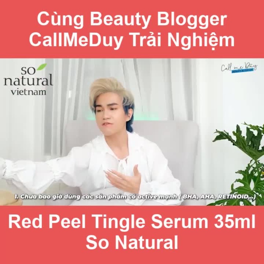 Serum Tinh Chất Red Peel So Natural - Peel Da Lành Tính, Đào Thải Tế Bào Chết & Làm Sáng 11ML-35ML
