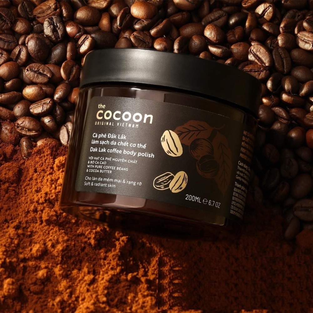 Tẩy Da Chết Toàn Thân Sáng Mịn & Chống Lão Hóa COCOON Cà Phê Đắk Lắk 200ml - Lựa Chọn Hoàn Hảo Cho Phụ Nữ Hiện Đại