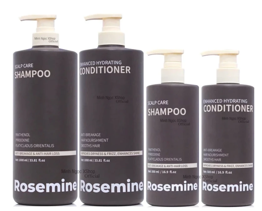 Bộ Dầu gội xả Rosemine Repair phục hồi làm phồng tóc ngăn ngừa tóc gãy rụng 500ML - 1000ML