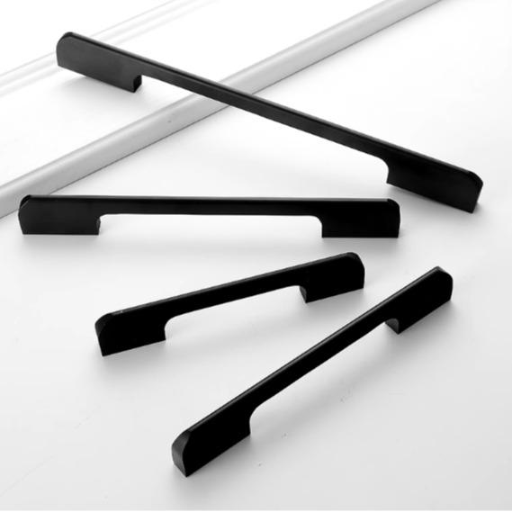 Tay nắm tủ màu đen cao cấp hợp kim nhôm.