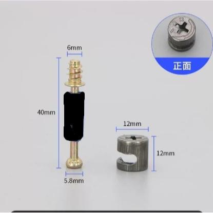 Cử khoan chốt cam bằng thép cabon gồm cử + 3 mũi khoan.