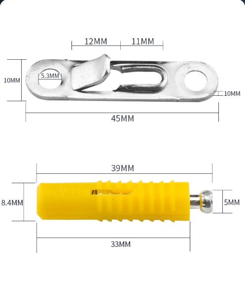 Chốt liên kết tự do, chốt lò xo liên kết âm.