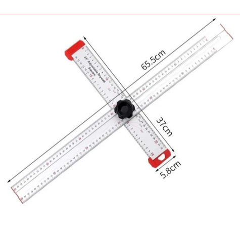 Thước Chử T đa năng định vị lỗ khoan, đo vẽ chính xác