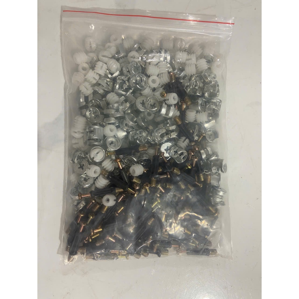 Bộ ốc cam liên kết chốt gỗ 3 thành phần 2 thành phần cao cấp dày dặn