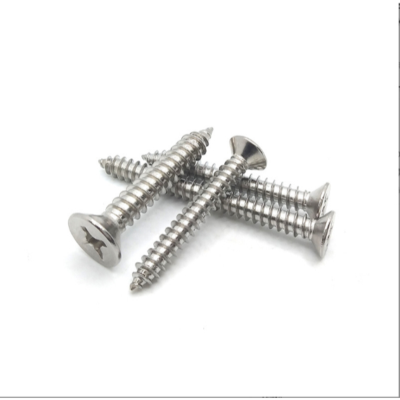 Vít inox 304 đầu bằng 1 bịch 100 con