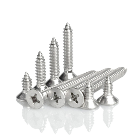 Vít inox 304 đầu bằng 1 bịch 100 con