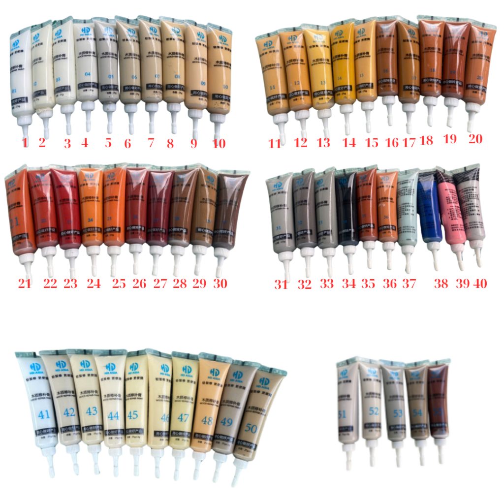 Combo 10 tip keo che khuyết điểm gỗ nội thất