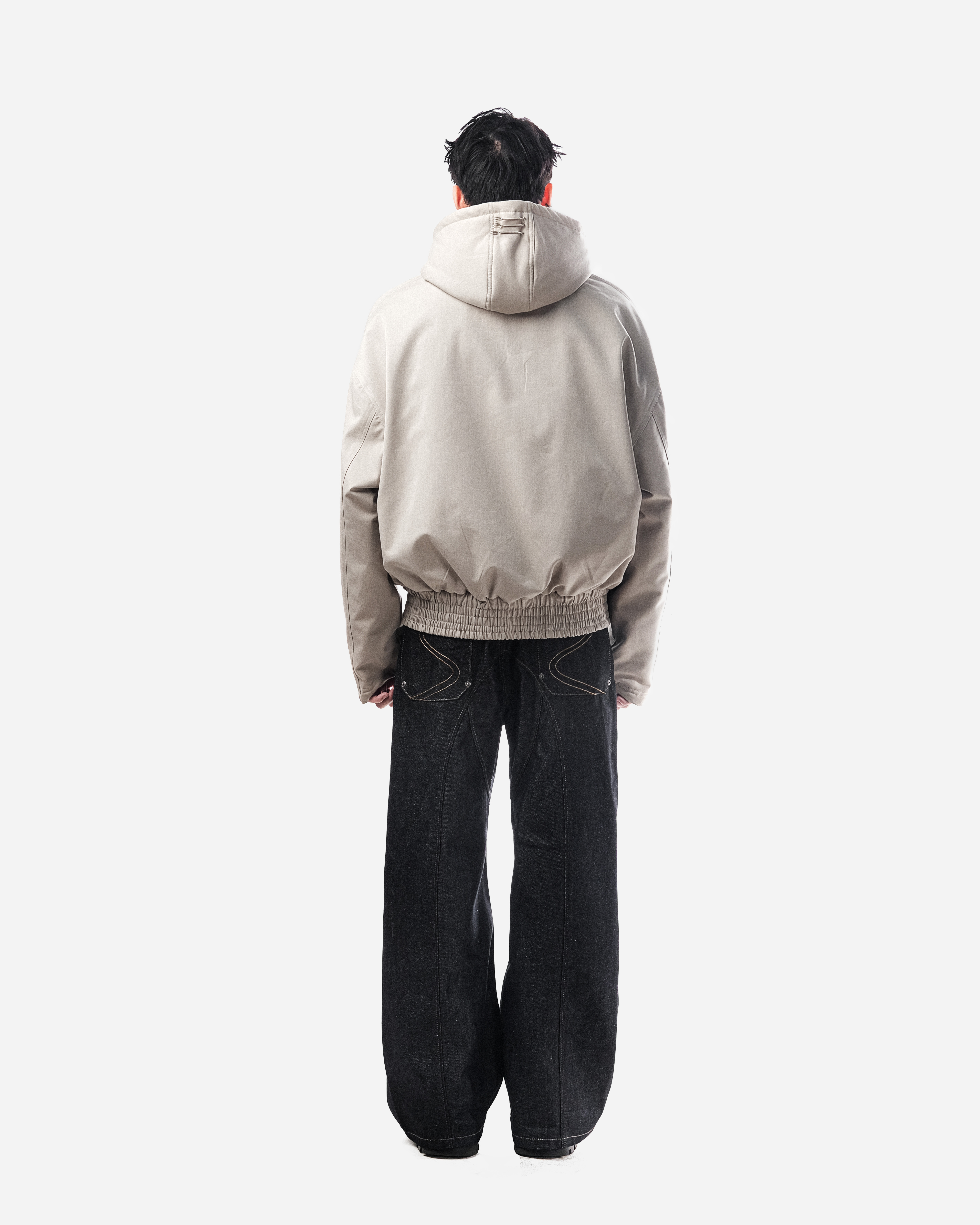 SAND KHAKI HOODIE JACKET