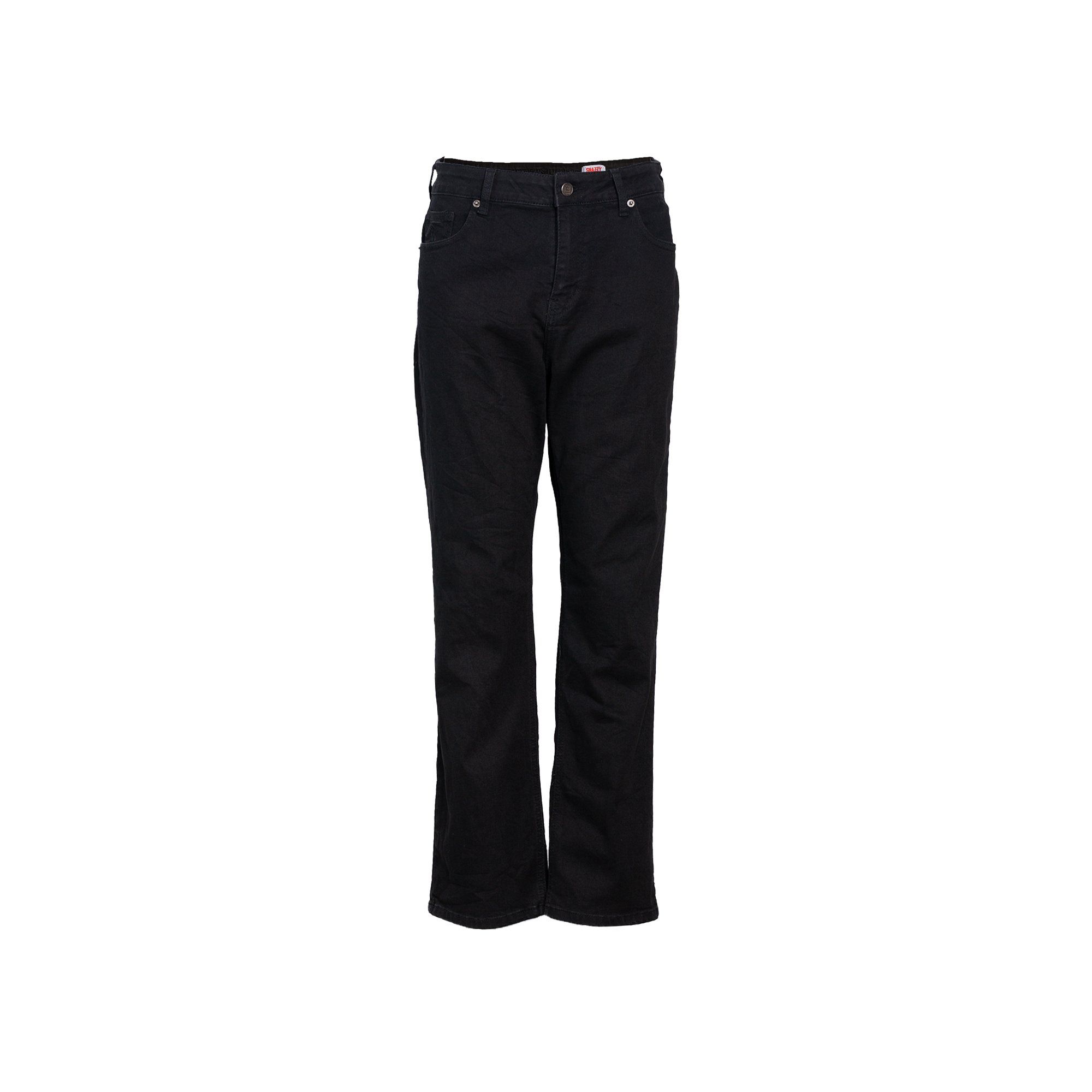 SN03 LOOSE STRAIGHT JEANS BLACK