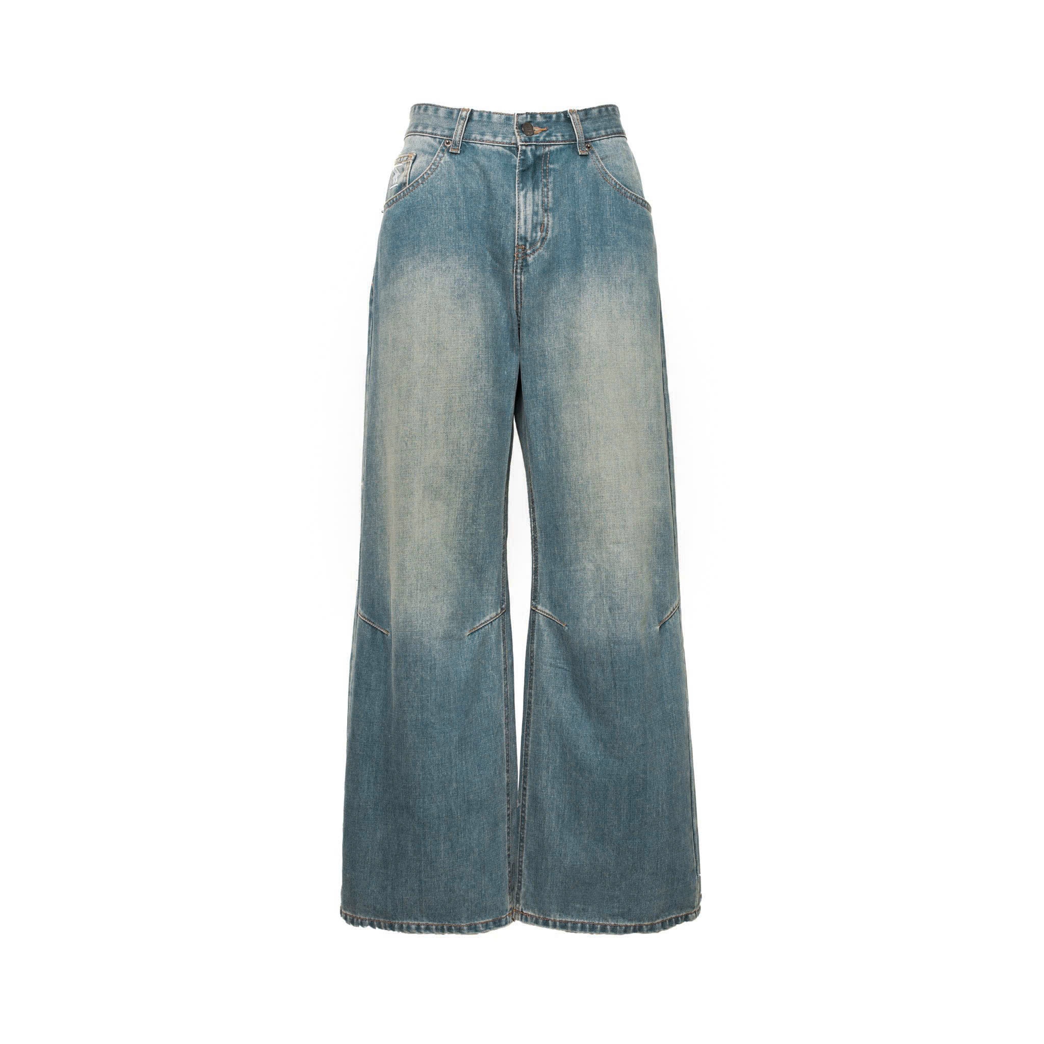 LOW - RISE FADED JEANS