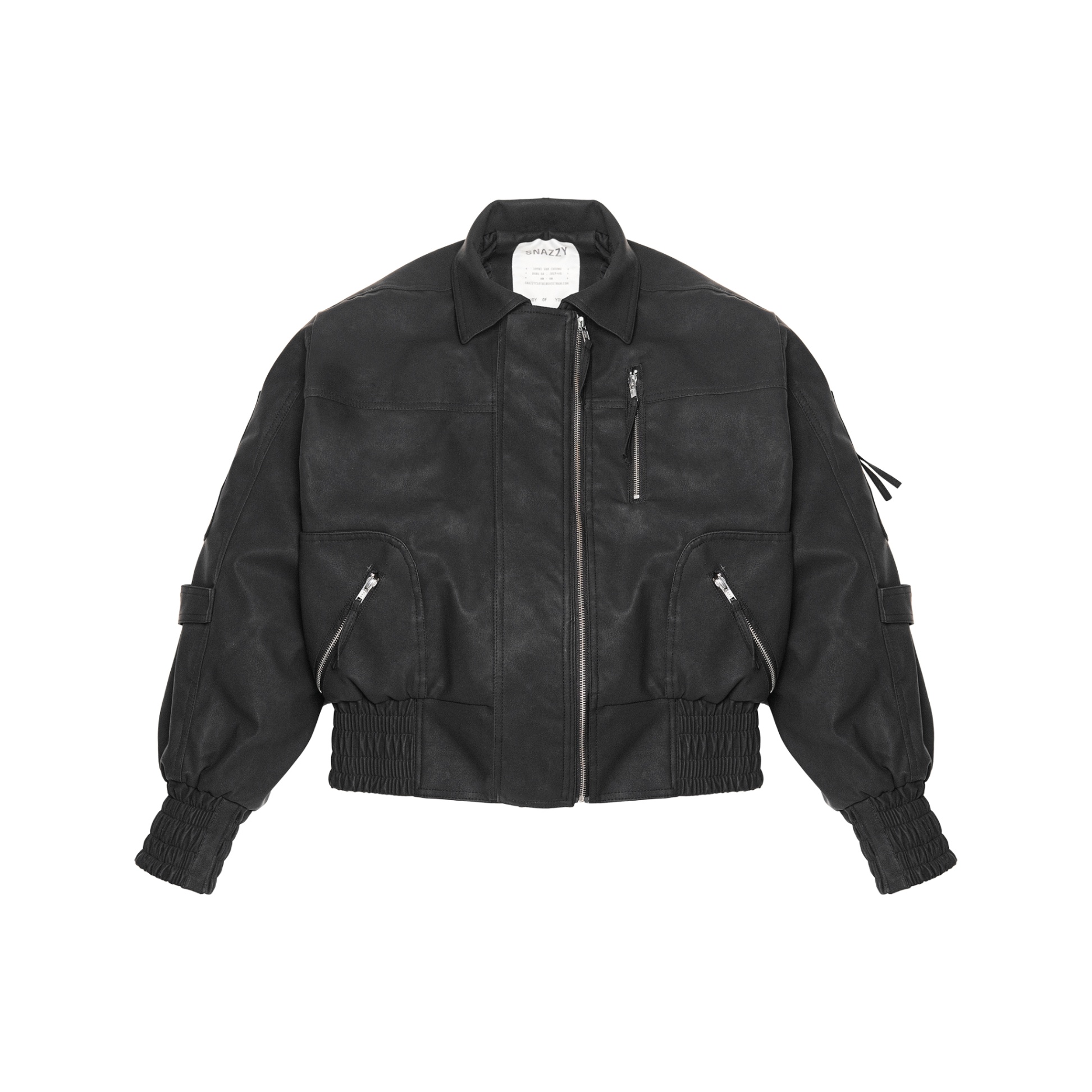 VOYAGE LEATHER BOMBER JACKET