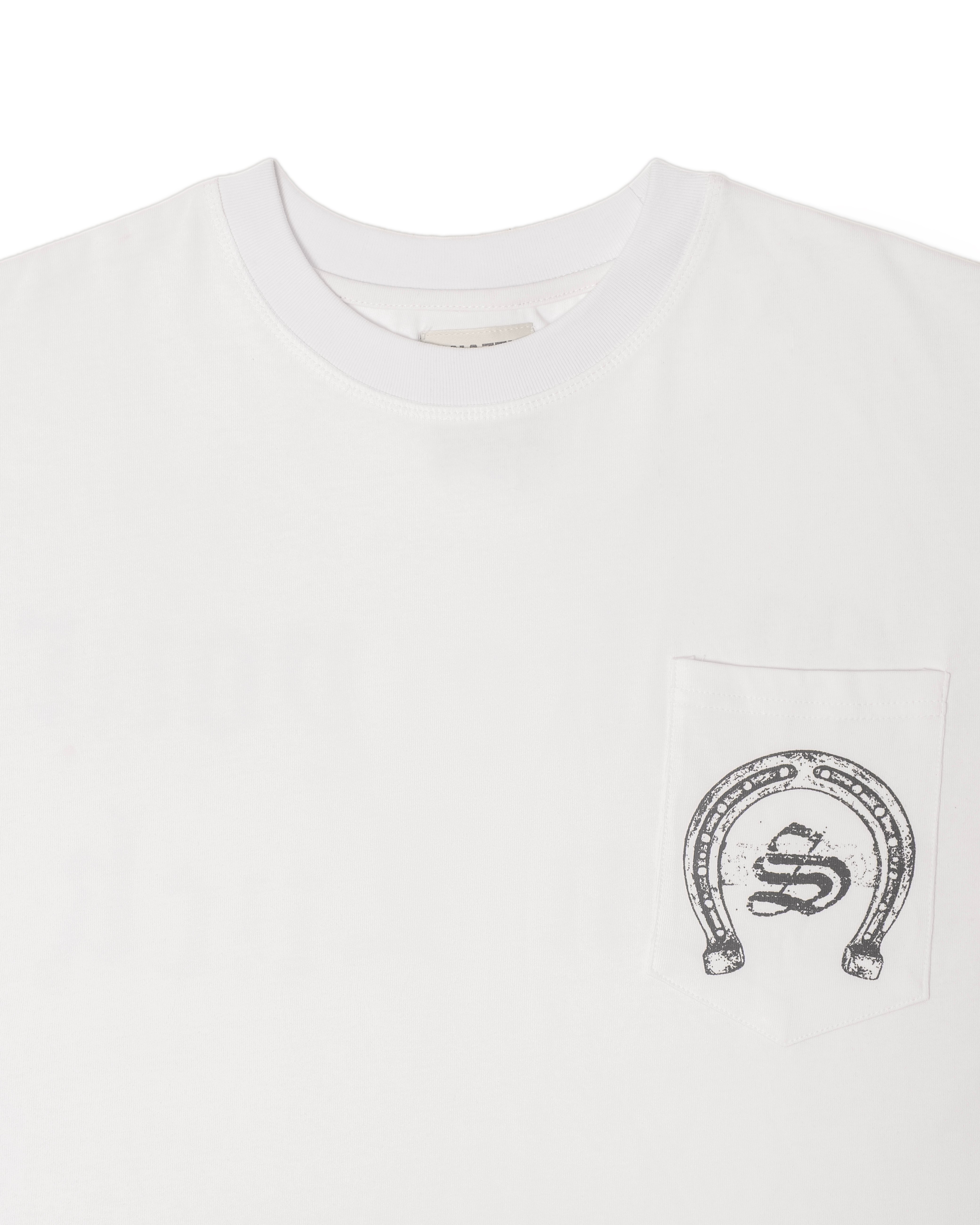 OWN LUCK BOXY T-SHIRT WHITE