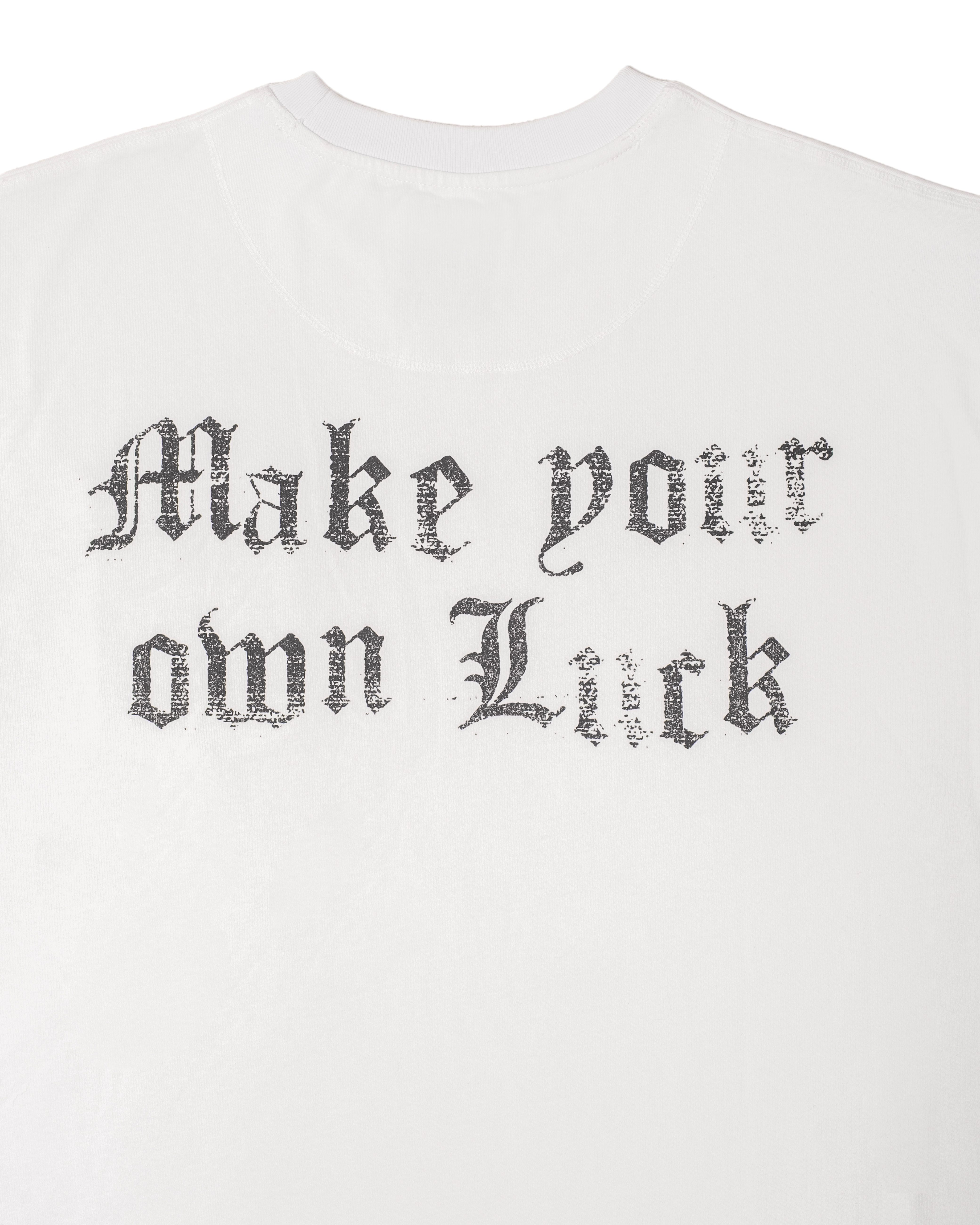 OWN LUCK BOXY T-SHIRT WHITE