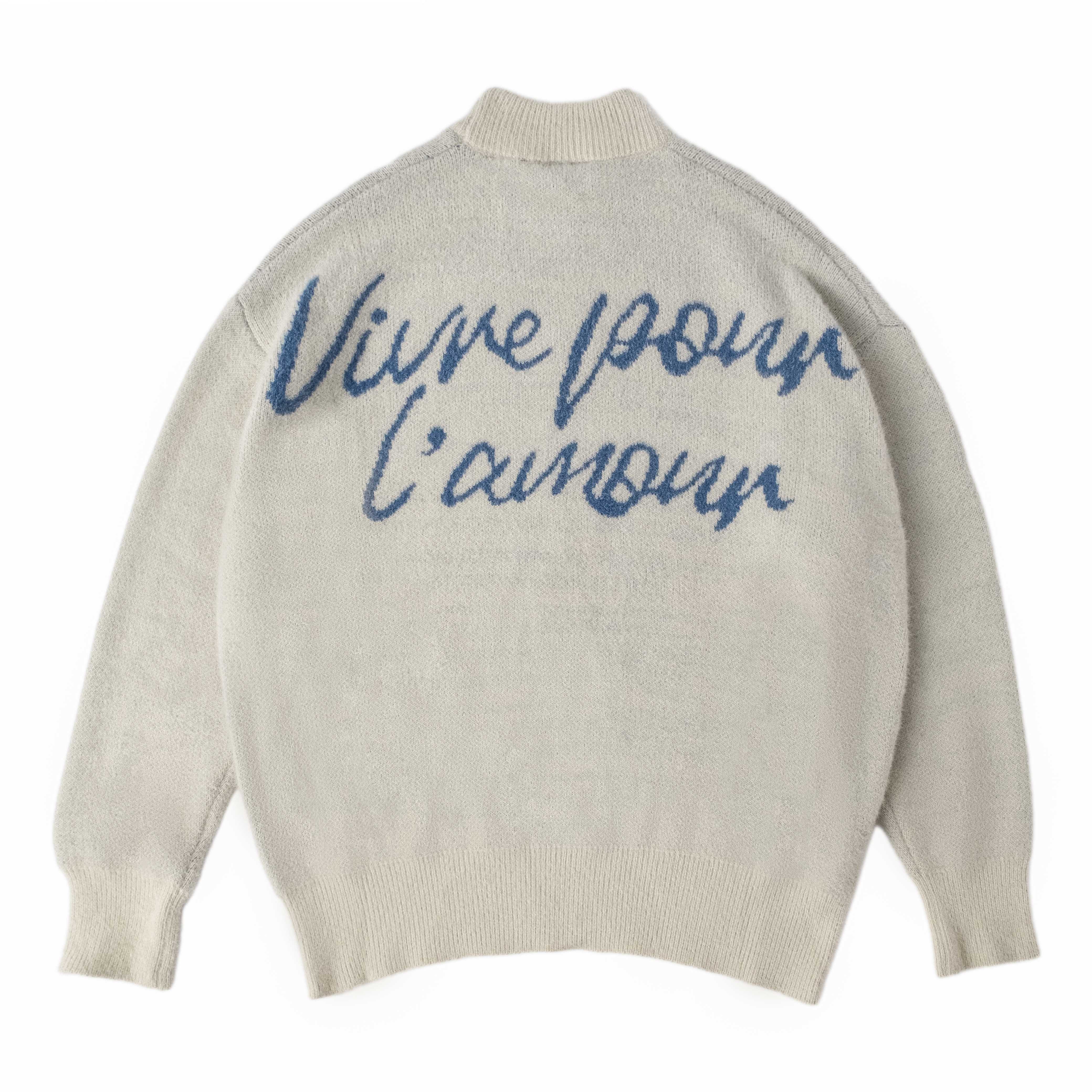 VIVRE POUR L'AMOUR KNIT - CREAM
