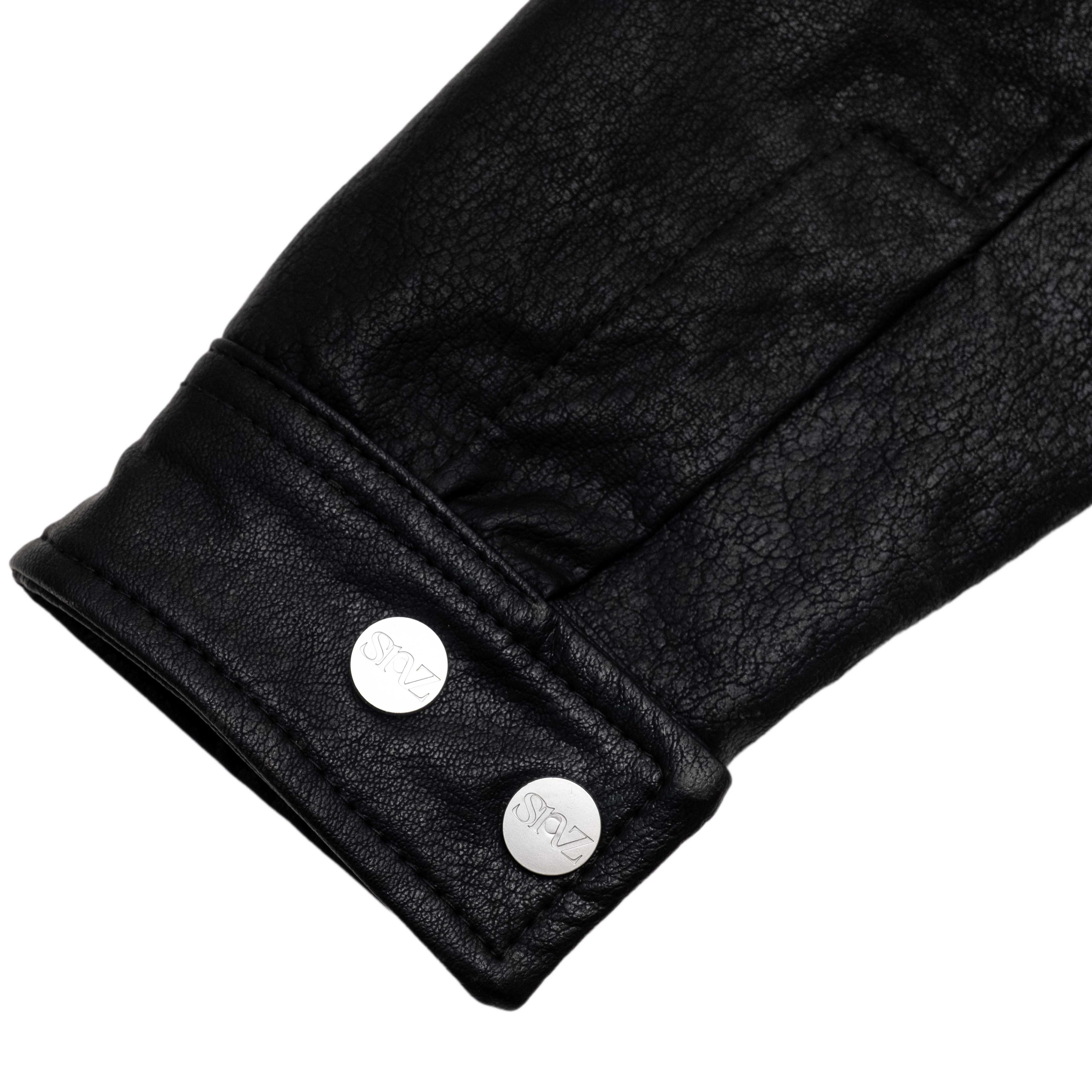 OIL BLACK TRUCKER JACKET