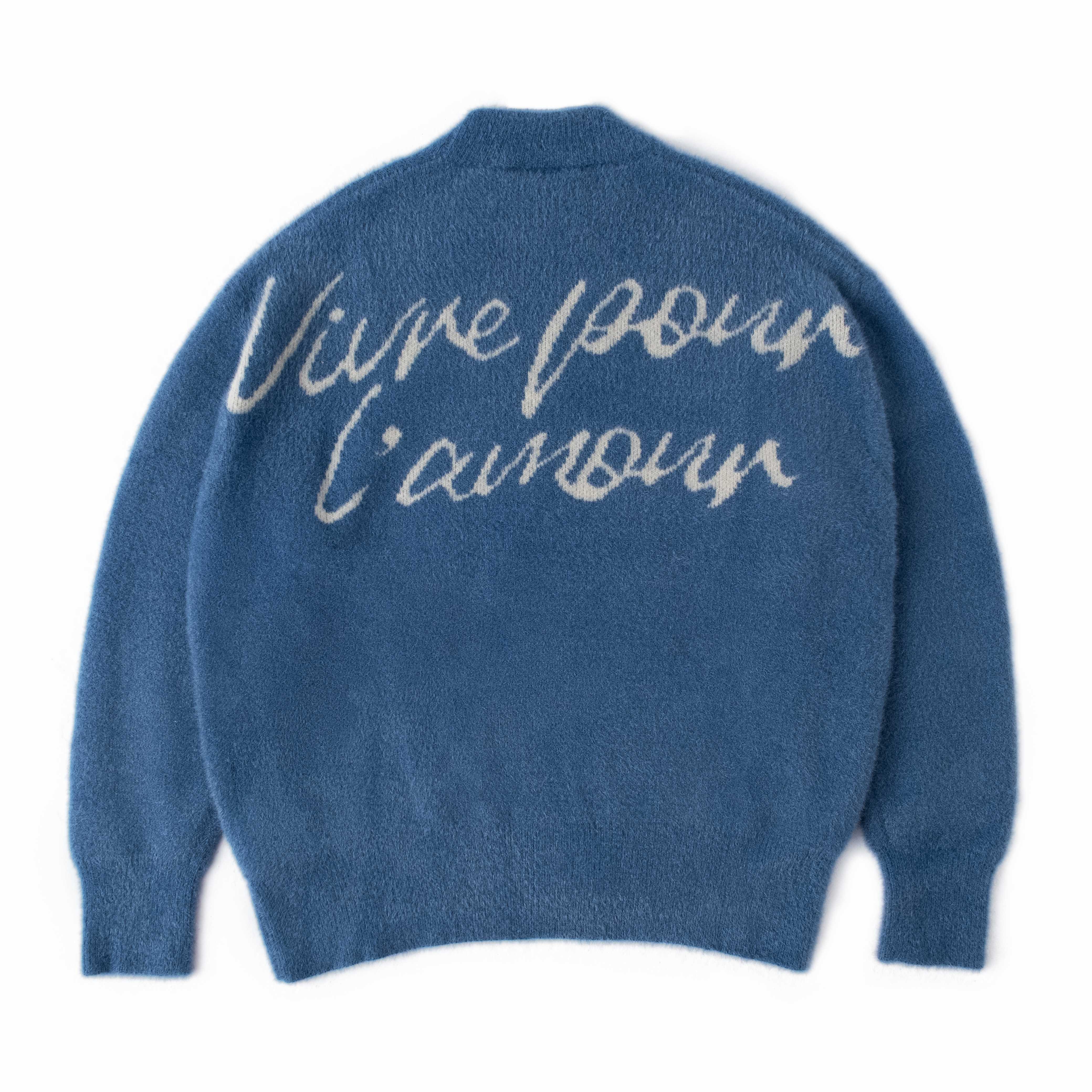 VIVRE POUR L'AMOUR KNIT - BLUE