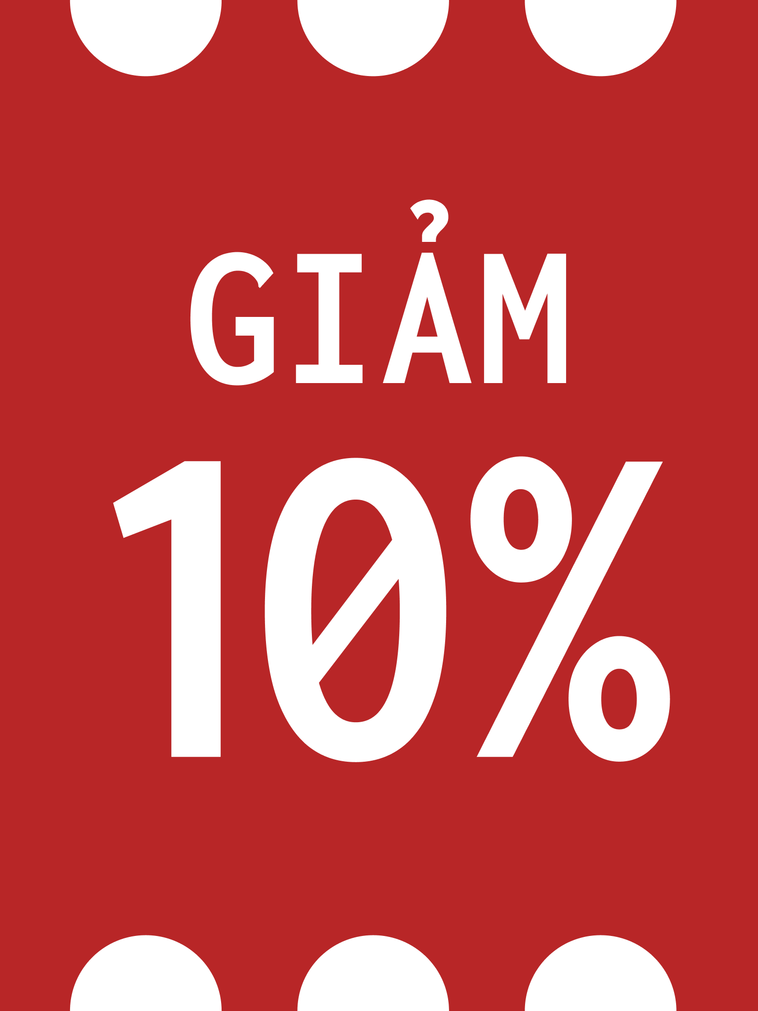 GIẢM 10%