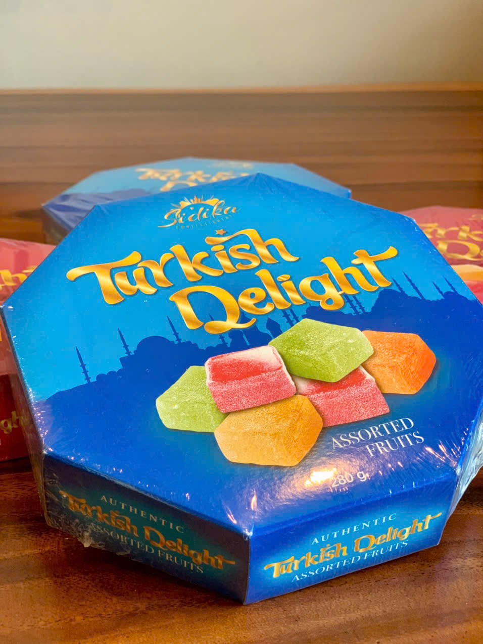 [Hàng Anh] KẸO DẺO VỊ TRÁI CÂY THỔ NHĨ KỲ Sidika Assorted Fruits / Rose & Lemon Turkish Delight, 280g