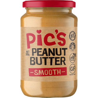 BƠ ĐẬU PHỘNG MƯỢT / GIÒN CÓ / KHÔNG MUỐI Pic's Peanut Butter SMOOTH / CRUNCH / NO SALT / SMOOCHY, 380g